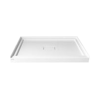 Andrea3648-M Base de douche lisse 36"x 48"pour installation en alcôve ANDREA3648-M en blanc lustré