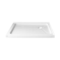 Achille-R Base de douche texturée 36"x 48"pour installation en coin (droite)