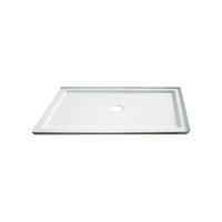 Aleka-R 32"x 60" corner installation (right) smooth shower base