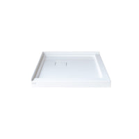 Base36X36-II Base de douche lisse 36"x 36"installation en coin (gauche ou droite)