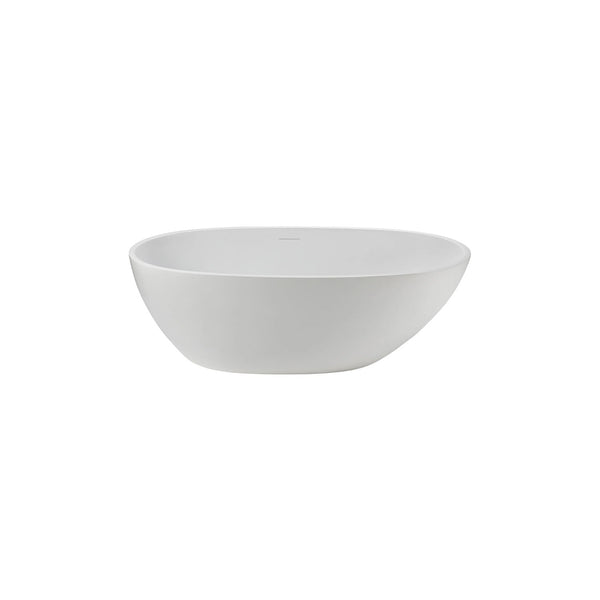 Bayo-66-II 66’’ oval glossy white freestanding bathtub