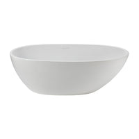 Boho-66-II Baignoire autoportante ovale blanc mat 66''