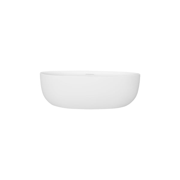 Bradley-60-MW 60'' matte white freestanding bathtub