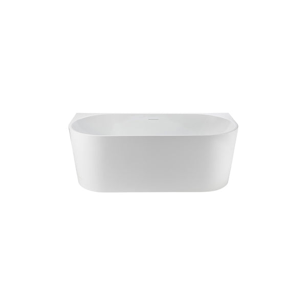 Brize-66-II 66’’ glossy white freestanding bathtub