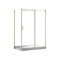 Cld-32GD-II Panneau de retour pour douche or brossé 32''