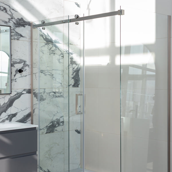Cld-36BN-II Panneau de retour nickel brossé pour douche 36''