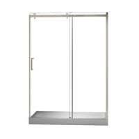 Cld-48BN-II Porte de douche nickel brossé