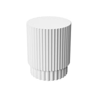 Matte White Solid Surface Shower Bench