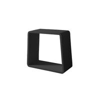 Dodu-BK Banc de douche à surface solide noir mat