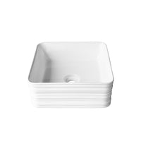 Vasque carrée en porcelaine 15''X15''