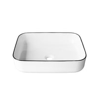 Vasque rectangulaire de porcelaine 15’’X19’’