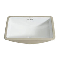 Évier en porcelaine blanc sous plan 15''X23''