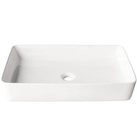 Vasque rectangulaire de porcelaine 13’’X23’’