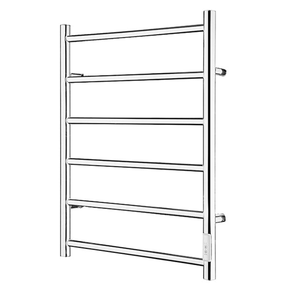 Chrome Towel Warmer 6 Bars Round