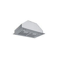 Hotte de cuisine encastrée en acier inoxydable 650Cfm
