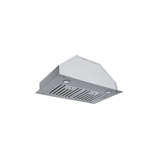 Hotte de cuisine encastrée en acier inoxydable 650Cfm