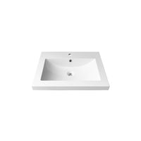 Lavabo en polymère semi-encastré 18''X 24''