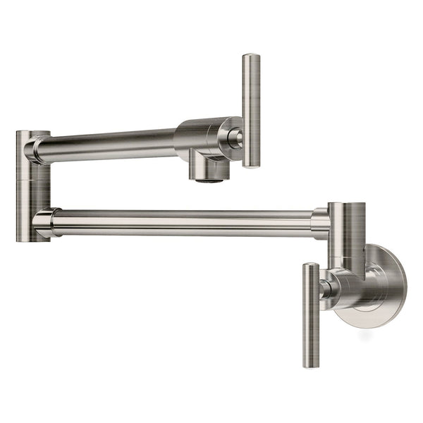 Robinet de remplissage fini nickel brossé