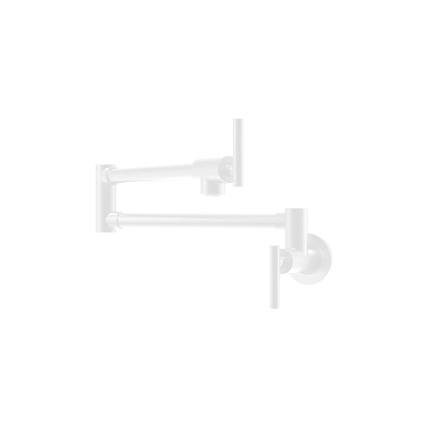 Matte White Pot Filler Faucet