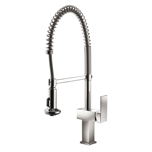 Modern Chrome Kitchen Faucet (Dual Spray)