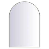 ODILE-36-BN Miroir en arche encadré nickel brossé 24"X36"