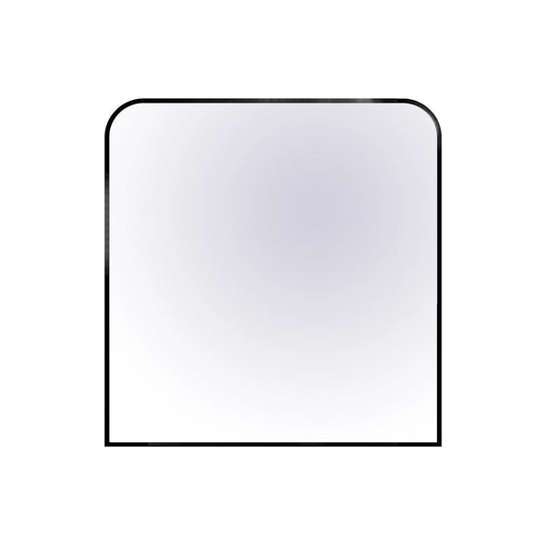 Miroir arche 38''X40'' noir mat avec cadre