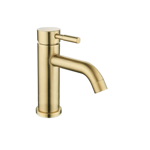 Brushed brass (Gold) Round Basin Faucet II