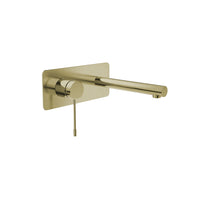RIO-GD Brushed brass (Gold) Round Wall Faucet