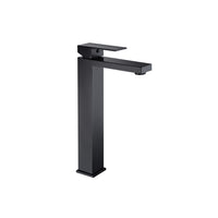 Robinet de vasque carré fini noir mat