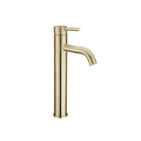 ROMANOS-II-GD Brushed brass (Gold) Round Vessel Faucet II