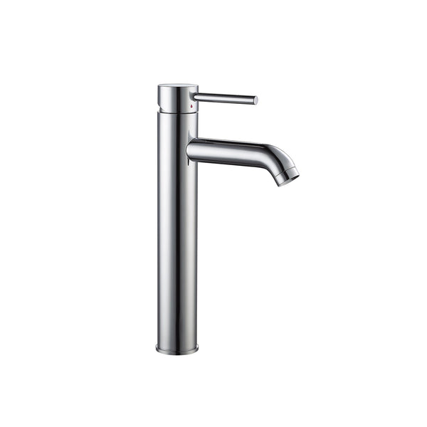 Robinet de vasque arrondi fini chrome