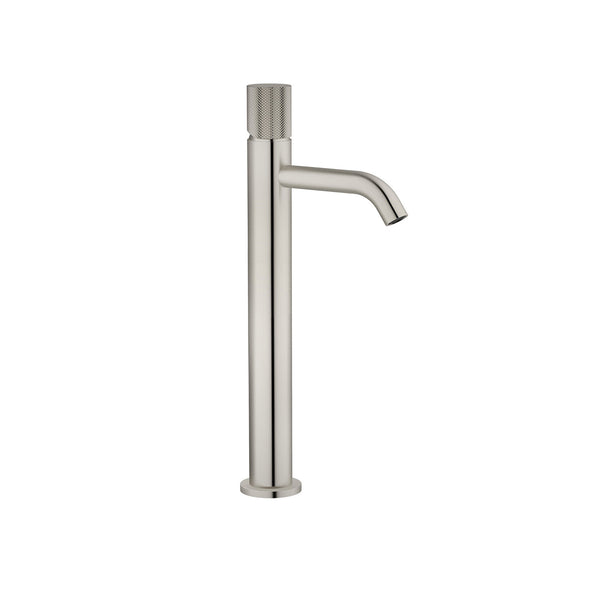 Brushed Nickel Industrial Vessel Faucet