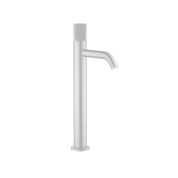 Matte White Industrial Vessel Faucet