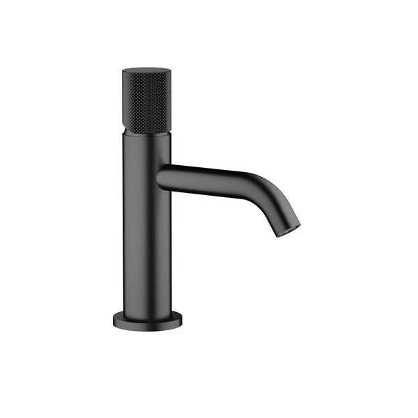 Matte Black Industrial Basin Faucet