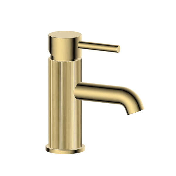ROSETTA-GD Robinet de lavabo or brossé