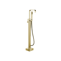 Robinet de bain autoportant fini or brossé