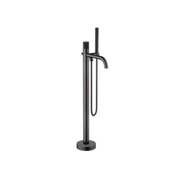 Matte Black Industrial Freestanding Faucet