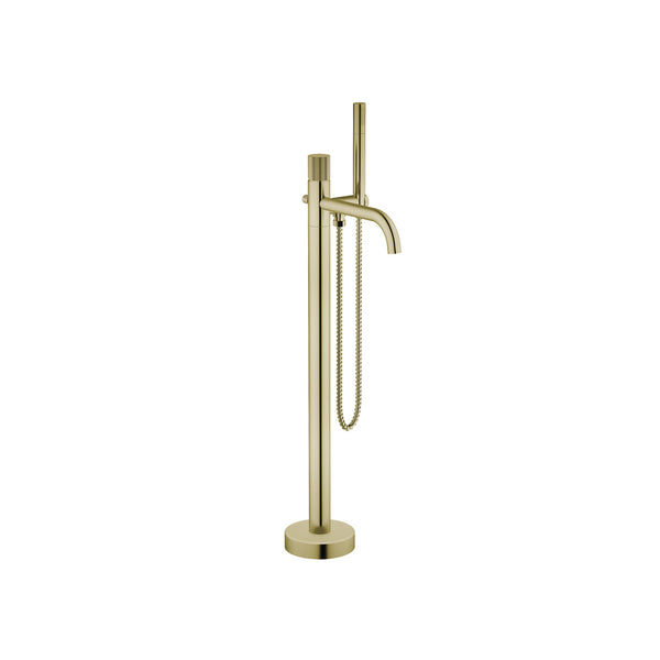 Brushed brass (Gold) Industrial Freestanding Faucet
