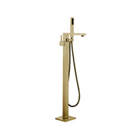 Brushed brass (Gold) Square Freestanding Faucet