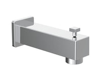 BEC DE BAIGNOIRE CARRÉ CHROME