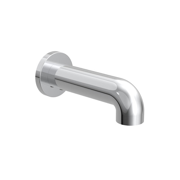 CHROME ROUNDED BATHTUB SPOUT