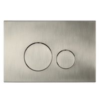 Round button in Brushed Nickel finish for TIMON toilets