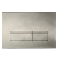 Square button in Brushed Nickel finish for TIMON toilets