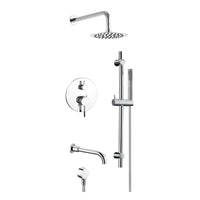 Chrome Round Bath Shower Kit II