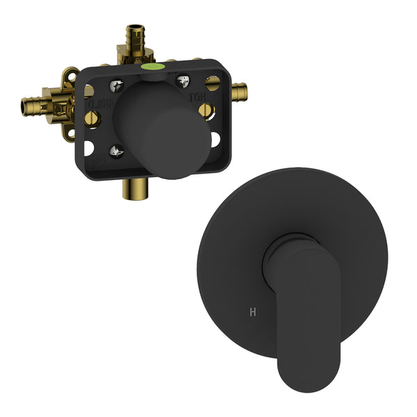 Vanessa-bk Rough et finition valve ronde