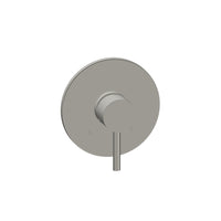 Ensemble de finition rond nickel brossé