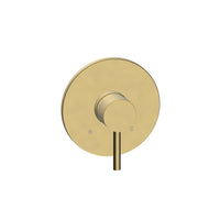 Ensemble de finition rond or brossé