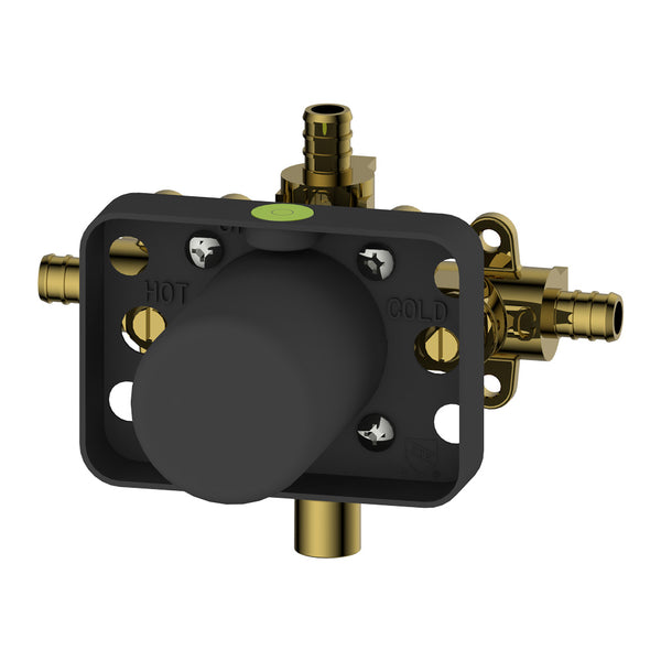 Pressure balanced valve rough-in