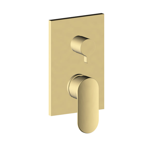 Viliana-2-gd Brushed Brass 2-Function Trim Kit