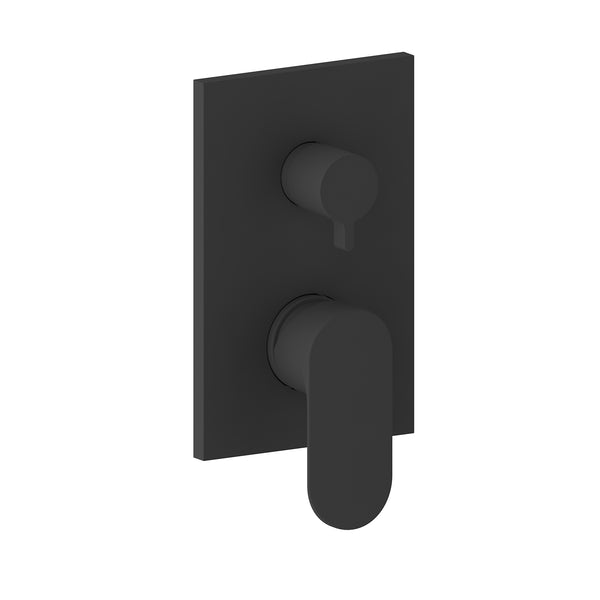 Viliana-3-bk Matte Black 3-Function Trim Kit